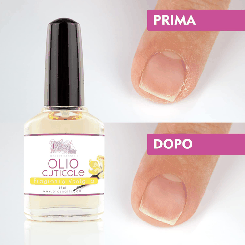 Olio Cuticole Unghie Di Mani E Piedi Professionale Vaniglia 12 ml