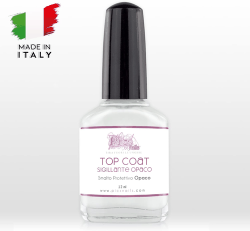 Top Coat Opaco Smalto Sigillante per Unghie 12 ml