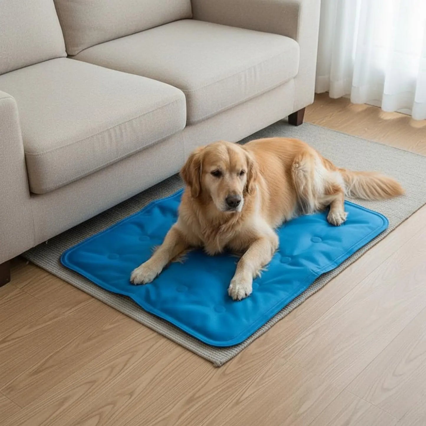 Pet Cooling Mat Gel Cooling Pad for Animals Long-Lasting Pressure-Activated for Dogs