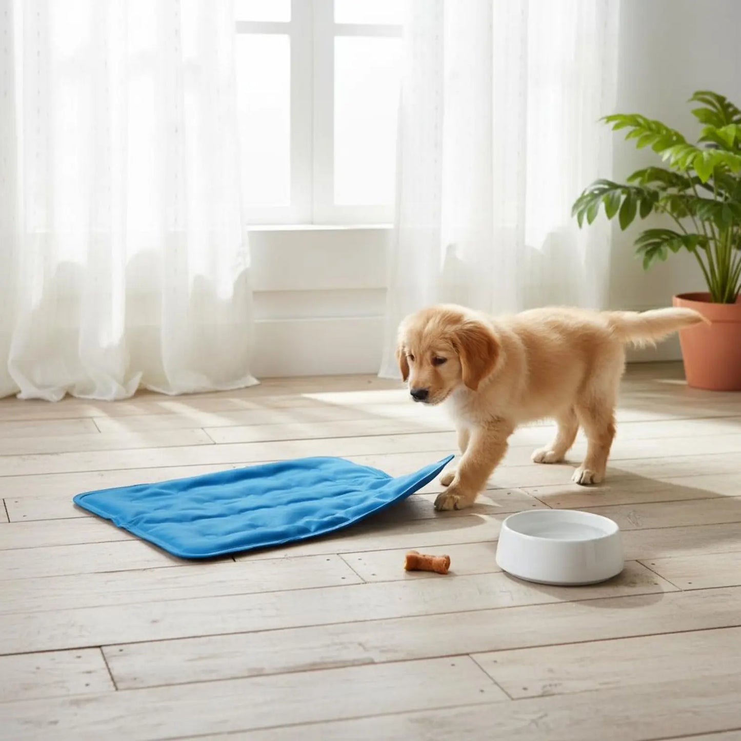 Pet Cooling Mat Gel Cooling Pad for Animals Long-Lasting Pressure-Activated for Dogs