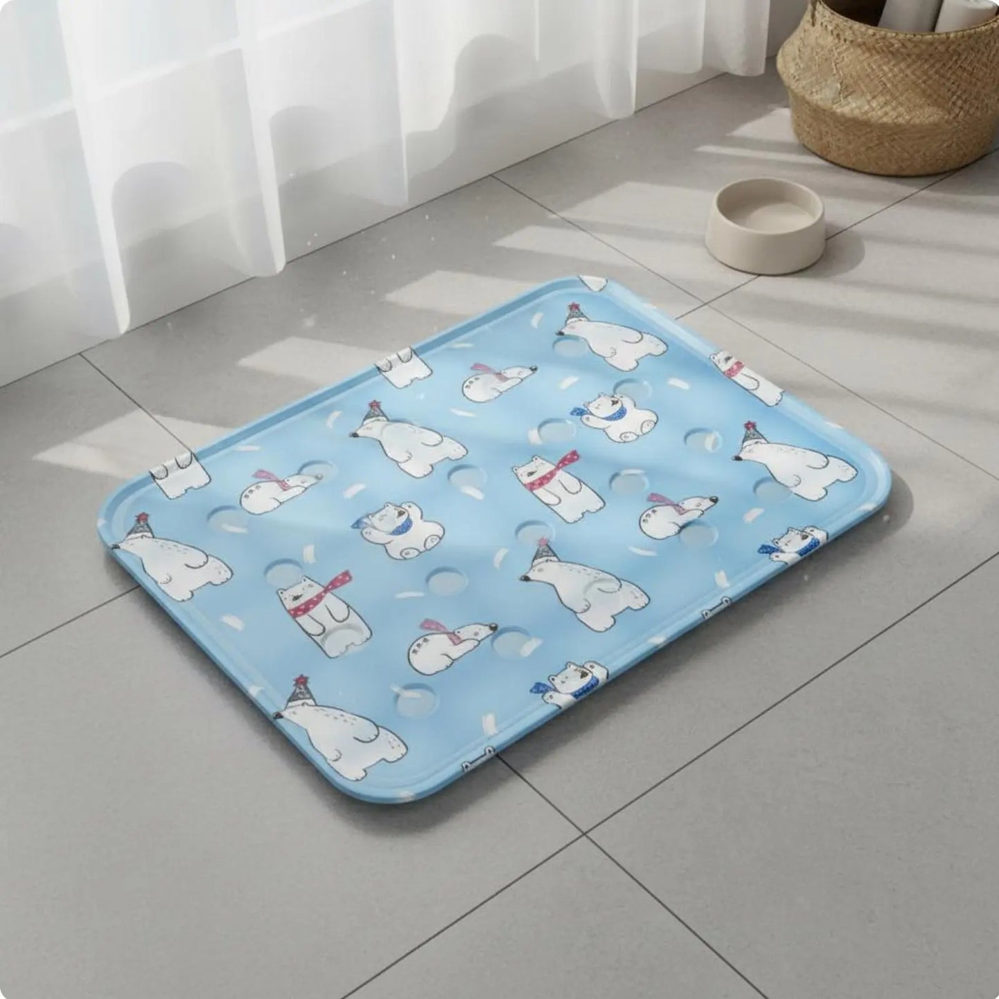 Pet Cooling Mat Gel Cooling Pad for Animals Long-Lasting Pressure-Activated for Dogs