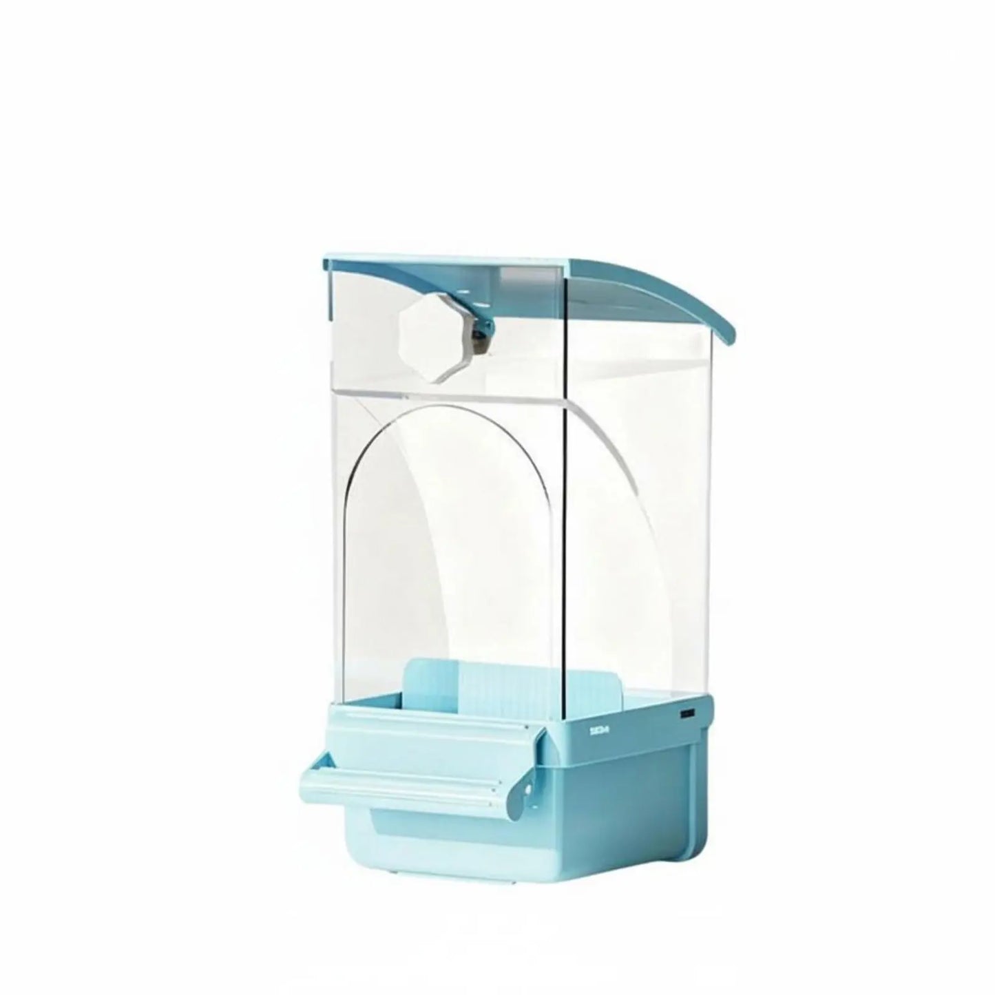 Automatic Avian Feeder Husk Separating No-Mess Avian Feeder No Mess Container Large Capacity Pet Supplies Transparent Design