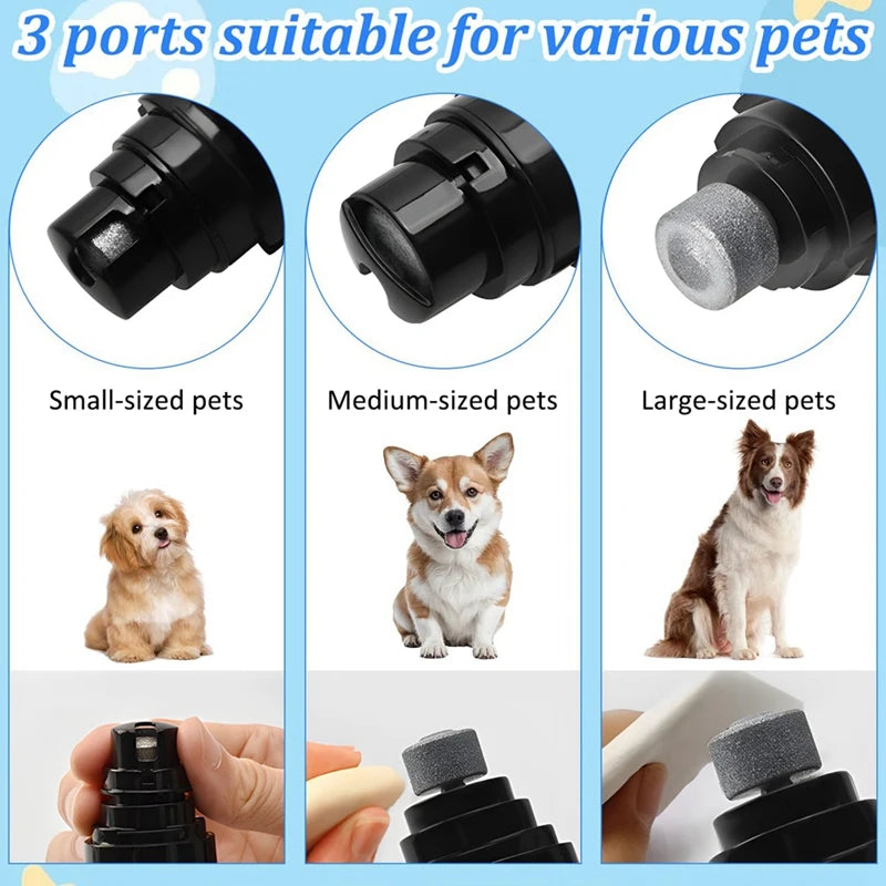 Pet Nail Grinder Dog Nail Trimmer Rechargeable Usb Pet Nail Grinder Nail Grinder for Dogs Pet Grooming Tools-A13G