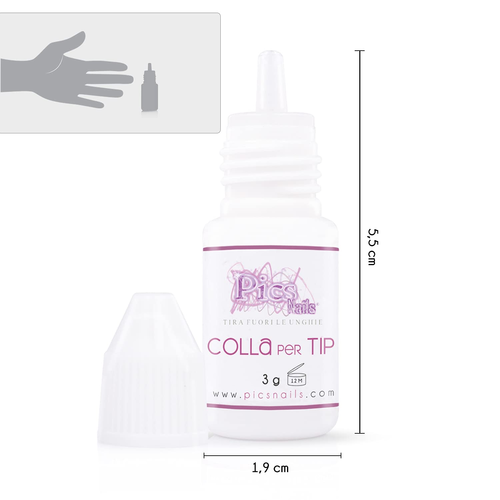 Colla per Unghie Professionale Extra Forte 3g