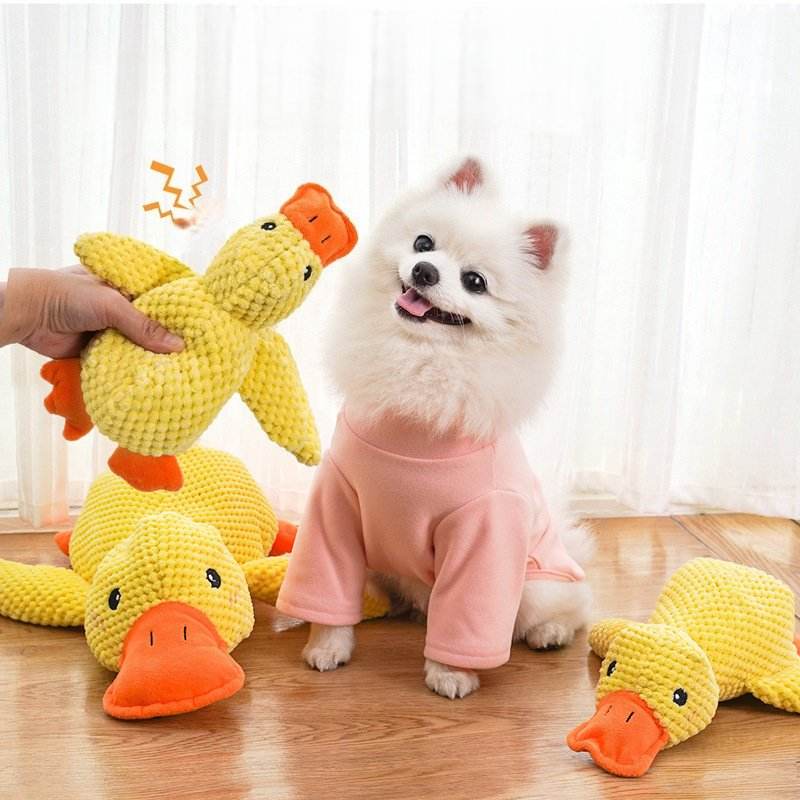 Peluche papera per cani