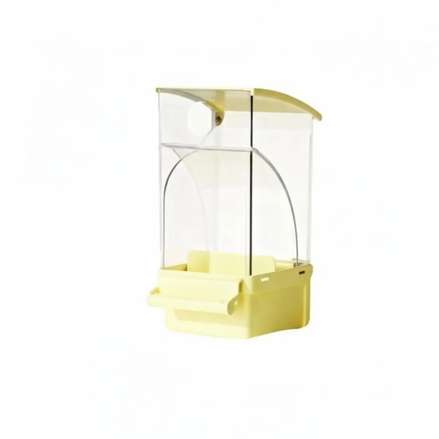 Automatic Avian Feeder Husk Separating No-Mess Avian Feeder No Mess Container Large Capacity Pet Supplies Transparent Design